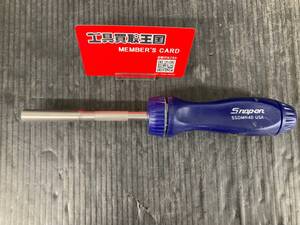 【中古品】★Snap-on スナップオン 1/4`Hexビット クラシックグリップ ラチェットドライバー SSDMR4B /IT9XJ9OBAFAK