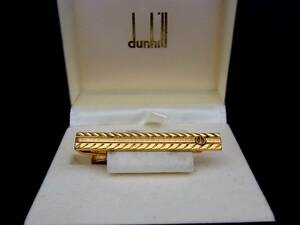 ■美品■№0020【ｄunhill】ダンヒル【ゴールド】■タイピン ネクタイピン♪