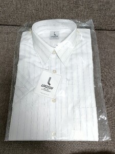 ☆【LORDSON】ワイシャツ☆サイズ37☆半袖☆BMA3381-1☆日本製☆メンズ★新品★【251】