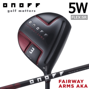 ONOFF FAIRWAY ARMS AKA 5W【オノフ】【フェアウェイウッド】【赤】【アカ】【2022年モデル】【フレックス：SR】【5番】【ロフト：18度】