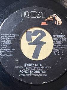 1984 NY モダン・ソウル FONZI THORNTON EVERY NITE 両面EX 