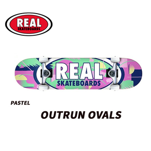 ☆送料無料☆値下げ☆REAL SKATEBOARD☆ リアル スケートボード　 OUTRUN OVALS COMPLETE　アウトラン オーバル コンプリート　 正規販売店