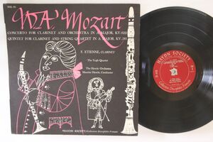 LP Wolfgang Amadeus Mozart / Quatuor V?gh / Orchestre / Concerto For Clarinet And Orchestra In A Major KV. HSL96 /00200