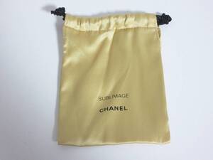 CHANEL シャネル サブリマージュ SUBLIMAGE 化粧品 ポーチ 巾着 ロゴ ゴールド yg6563