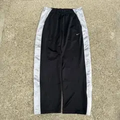 00s NIKE サイドスナップボタン トラックパンツ ジャージ バギー　Y2K