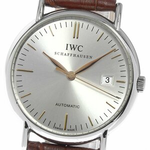 IWC IWC SCHAFFHAUSEN IW356303 ポートフィノ デイト 自動巻き メンズ _799573【ev10】