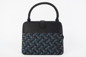 【超美品】BOTTEGAVENETA ボッテガヴェネタ パーティバッグ ハンドバッグ サテン ブランド鞄【PV52】