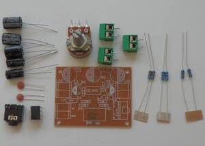■ 低電圧駆動小型ステレオアンプキット TDA2822 使用　送料140円～
