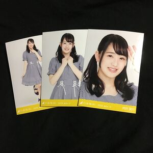 向井葉月【サマーチェック】3種 3枚 乃木坂46 コンプ 生写真 ランダム 会場 乃木坂46 真夏の全国ツアー2018 ヤフオクドーム 福岡