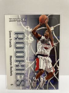 NBAカード　スティーブ・フランシス　STEVE FRANCIS ROOKIES FLEER SKYBOX IMPACT’99-‘00【ROOKIE カード】