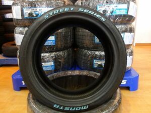 O 送料無料 ホワイトレター MONSTA 225/40R18 4本セット 86 BRZ プリウス シビック インプレッサ ハイエース モンスタ USDM JDM 225/40-18