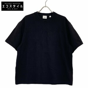 BURBERRY バーバリー 8070045 ブラック WILLESDEN ロゴ Tシャツ ブラック L トップス コットン メンズ 中古