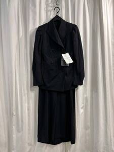 未使用 1998SS yohji yamamoto femme vintage デザインセットアップ（FJ-J02-100）