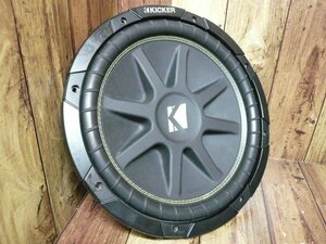 ☆音出しOK♪KICKER キッカー COMP C12 ウーハー SVC 12インチ 30cm スピーカー 1発 USA 単発 ブリッジ 流用 DIY 管理/R347☆