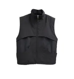 AVALONE/HIGH TECH MATERIAL OVERLAP VEST