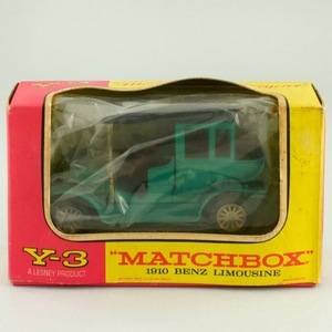 イギリス マッチボックス（matchbox） Models of Yesteryear Y-3 1910 BENZ LIMOUSINE ダークグリーン 1/54