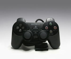 ● SONY 純正 PS2 アナログコントローラー SCPH-10010 ブラック 整備済み デュアルショック2 DUALSHOCK 2 Black SCE 黒