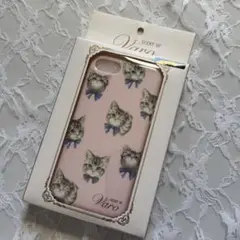 Scent of Varo 猫デザイン iPhone7 ケース ピンク