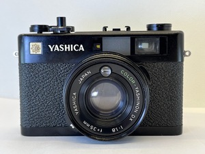 ★良品★ ヤシカ YASHICA ELECTRO35 CC ボディ ブラック / COLOR YASHINON DX 35mm F1.8 ★シャッター、通電、露出計OK★ #0716-2