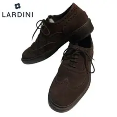 【美品】ラルディーニ　LARDINI スエード　ウイングチップ　シューズ　UK6