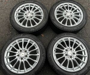 スタッドレス　　BS VRX3 2021年製　　235/45R17 ( 225/45R17 に通用　) ベンツ　 Cクラス　17 7.5J 47 112 ４本セット