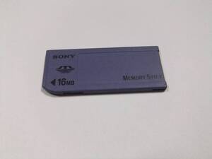 メモリースティック 16mb SONY フォーマット済み 現状出品 1枚