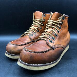 M3538 縦刺繍羽タグ Red Wing SHOES レッドウィング 875 CLASSIC MOC アイリッシュセッター USA製 メンズ 7 E 25.0cm相当