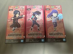 NARUTO ナルト　 ワールドコレクタブルフィギュア　NARUTOP99 Vol3. イタチ　シスイ　ヒナタ　３種セット