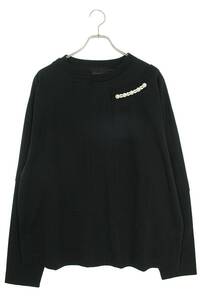 シモーネロシャ SIMONE ROCHA 23SS 5140B0562 サイズ:S パール装飾レイヤード長袖カットソー 新古品 BS55