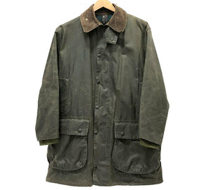 ▼【Barbour】バブアー ヴィンテージ ノーザンブリア コート カーキ サイズC40/102 メンズ アウター RA5860