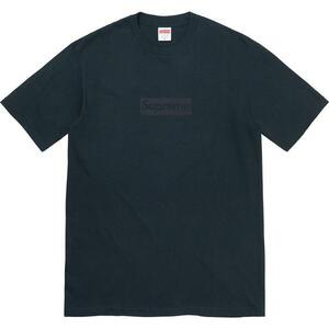 Supreme Tonal Box Logo Tee Navy XXL ネイビー 新品 国内正規品 シュプリーム トーナル ボックス ロゴ ティー