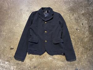 COMME des GARCONS COMME des GARCONS AD2013 ポリエステル 縮絨 3B ジャケット コムデギャルソンコムデギャルソン RU-J081 S ポリ縮