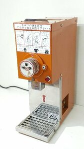 (1円スタート！) Kalita カリタ 業務用 電動コーヒーミル コーヒーグラインダー 喫茶店 飲食 厨房 動作良好 B6311