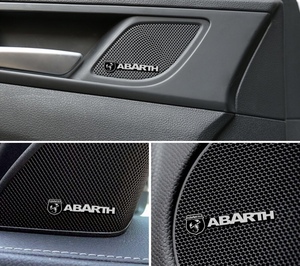 〇〇送料無料／ABARTH／アバルト／３D アルミ エンブレム／２個セット〇〇