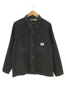 DAIRIKU◆カバーオール/one/コットン/BLK/17AW/Vintage Wash Denim Cover ALL