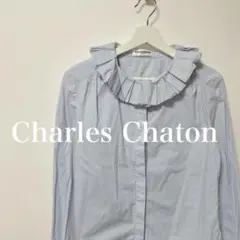 Charles Chaton シャルルシャトン　フリルカラーブラウス