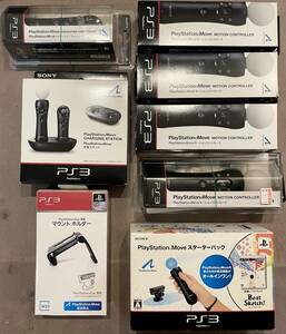 （送料込・中古）PS3用 PlayStation Move 関連一式　+　Playstation Move対応ソフトウエア