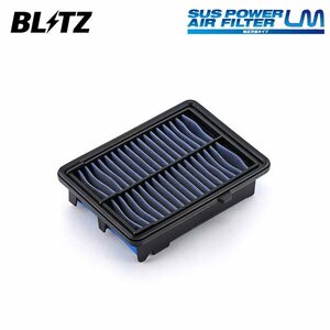 BLITZ ブリッツ サスパワー エアフィルター LM SH-697B フィット GK5 H25.9～ L15B FF 59613