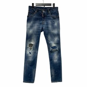 DSQUARED2 ディースクエアード S74LB0994 TWINKY 加工 デニムパンツ インディゴ サイズ46 正規品 / 33779