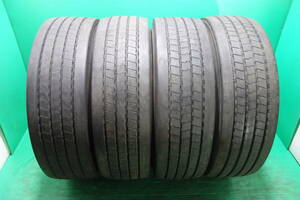 H858-19 送料無料 265/70R19.5 140/138J 夏タイヤ 4本セット ダンロップ DECTES SP122 7分山 深溝 2019年製 大型 トラック