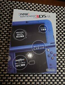 【未使用・新品】Newニンテンドー3DS LL メタリックブルー① new3dsll 純正 任天堂 Nintendo 2ds ll