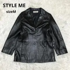 STYLE ME レザージャケット　黒　羊革 東京スタイル Mサイズ