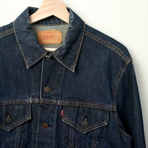 60s70s ビンテージ Levis リーバイス 70505 ビッグE Gジャン 4TH デニムジャケット 42相当 濃紺