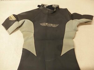 1140145a【RASH WETSUITS ダイビング用品】ラッシュ ウェットスーツ スキューバ/中古品/全長96.5cm程度 L/実用性未確認