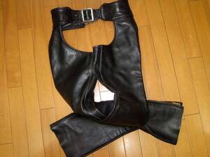 ☆美品 ビンテージレザーで柔らかく、とても履きやすい一枚☆バンソン レザーチャップス☆VANSON Type.MCHP Size.21 革パンツ ライダース