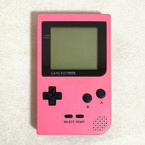 ★美品★ 任天堂 Nintendo ニンテンドー GAMEBOY poket ゲームボーイポケット MGB-001 ピンク 携帯型ゲーム機 レトロ HMY