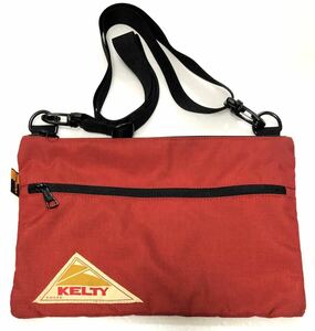 KELTY ケルティ　2410305　ショルダーバッグ サコッシュ レッド　赤