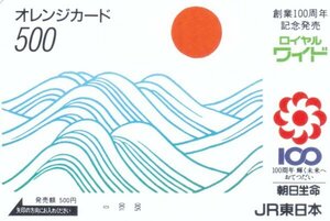 朝日生命　JR東日本フリーオレンジカード