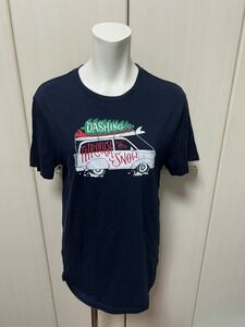 新品　OLD NAVY　オールドネイビー　半袖Tシャツ　ネイビー　車　サーフボード　Sサイズ