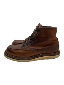 RED WING◆レースアップブーツ・6インチクラシックモックトゥ/27cm/BRW